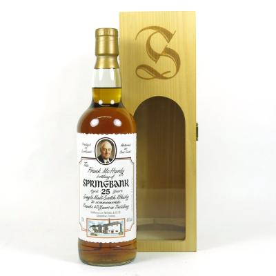 Springbank 25 Year Old Frank McHardy 40 Years in Distilling (Signed) - Bottle No.2