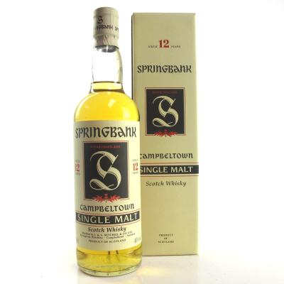 Springbank 12 Year Old Red Thistle Circa 1990s