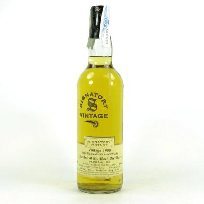 Mortlach 1988 Signatory Vintage 12 Year Old Mortlach 1988 Signatory Vintage 12 Year Old