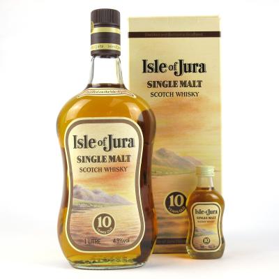 Jura 10 Year Old 1 Litre 1980s / Including 5cl Miniature