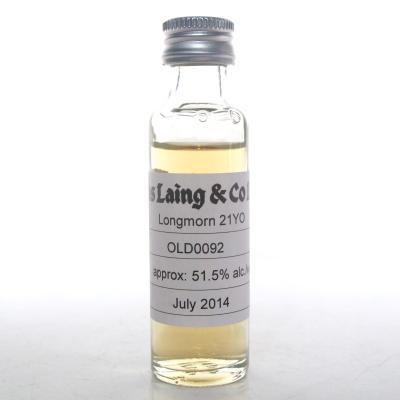 Longmorn 21 Year Old Douglas Laing 2cl Sample