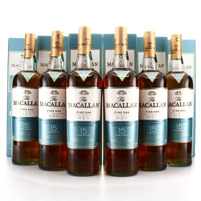 Macallan 15 Year Old Fine Oak 6x 70cl