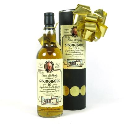 Springbank 10 Year Old Frank McHardy 60th Birthday (Signed)