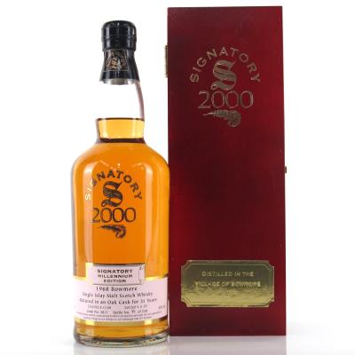 Image for Bowmore 1968 Signatory Vintage 31 Year Old / Millennium Edition