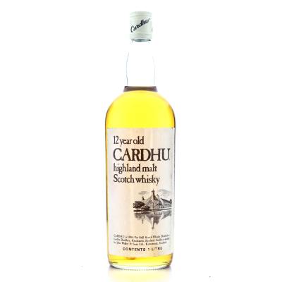 Cardhu 12 Year Old John Walker and Sons 1 Litre / 1980s