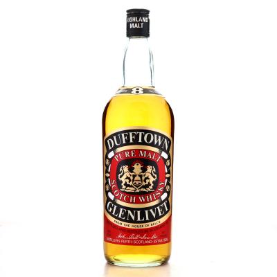 Dufftown 8 Year Old 1 Litre 1970s / 80 Proof