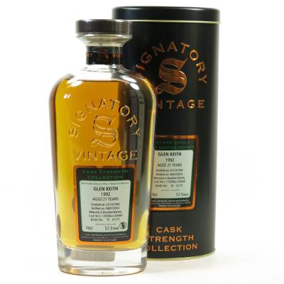 Glen Keith 1992 Signatory Vintage 21 Year Old