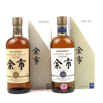 Yoichi 10 Year Old and 15 Year Old / 2 x 70cl