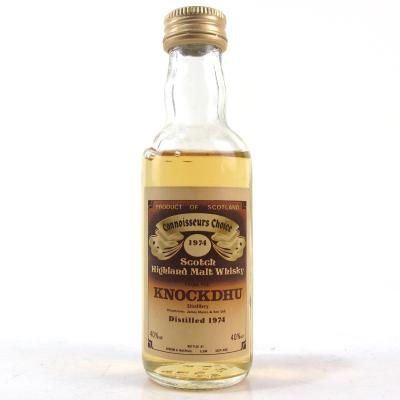 Knockdhu 1974 Gordon and MacPhail Miniature 5cl