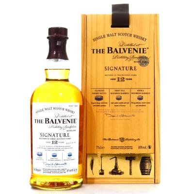 Balvenie 12 Year Old Signature Batch #5 / Wooden Box