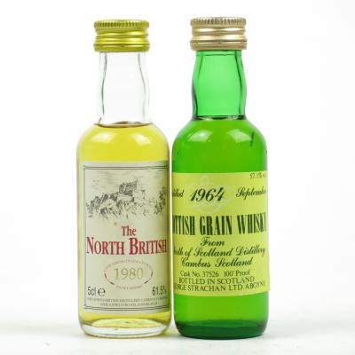 North British 1980 / North Of Scotland 1964 2 x 5cl