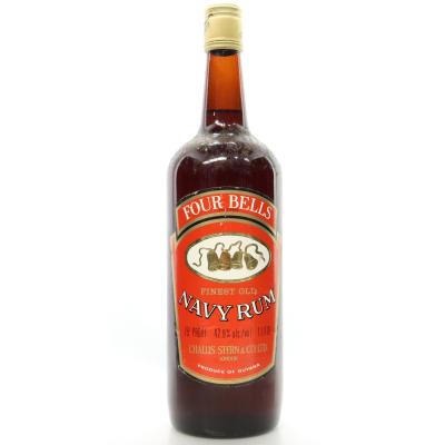 Four Bells Navy Rum 1970s 1 Litre