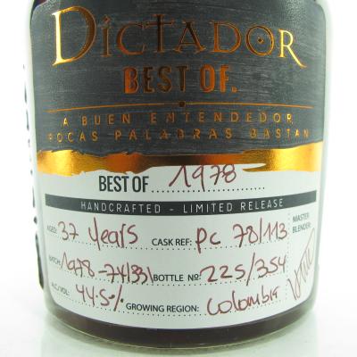 Image for Dictador Best of 1978 Limited Release 37 Year Old