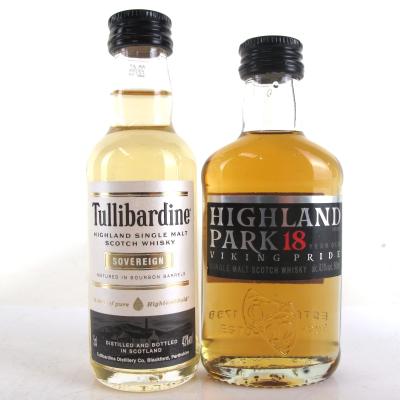 Tullibardine 5cl and Highland Park 18 Year Old 5cl