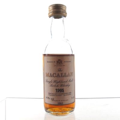 Macallan 18 Year Old 1965 Miniature 5cl