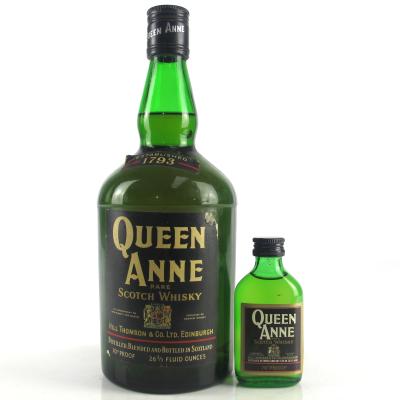 Queen Anne Rare Scotch 1970s / Including Miniature