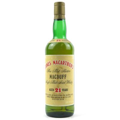Macduff 21 Year James Macarthur's 75cl / US Import