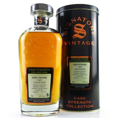 Ladyburn / Rare Ayrshire 1975 Signatory Vintage 36 Year Old