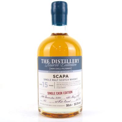 Scapa 2001 Single Cask 15 Year Old Distillery Exclusive