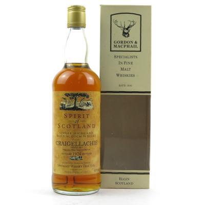 Craigellachie 1974 Gordon and MacPhail / Spirit of Scotland 75cl / US Import