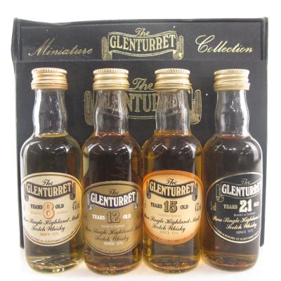 Glenturret Miniature Selection 4 x 5cl / Including 21 Year Old