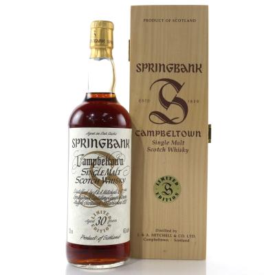 Springbank 30 Year Old Millennium Limited Edition 75cl / US Import