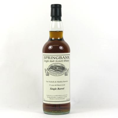 Springbank 15 Year Old Single Cask Private Bottling 