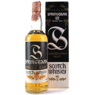 Springbank 12 Year Old 100 Proof / Mislabelled