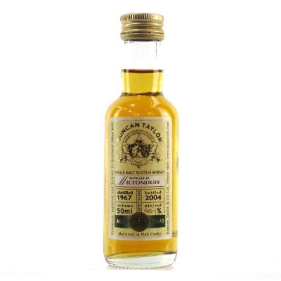 Miltonduff 1967 Duncan Taylor 36 Year Old Miniature 5cl