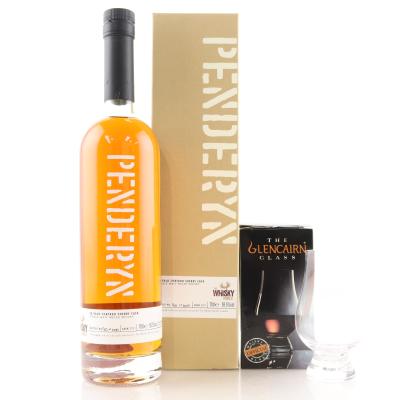 Penderyn Single Sherry Cask #S73/1 / The Whisky World - with Glencairn Glass
