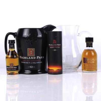 Highland Park Single Malt Selection / Including branded Water Jugs