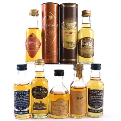 Miscellaneous Highland/Lowland Miniature Selection 7 x 5cl