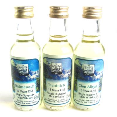 Master of Malt Miniature Selection 3 x 5cl