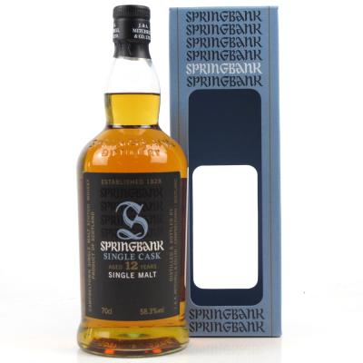 Springbank 12 Year Old Single Port Cask