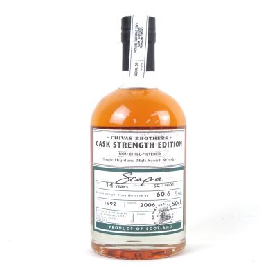 Scapa 1992 14 Year Old Cask Strength Batch #1 Scapa 1992 14 Year Old Cask Strength Batch #1