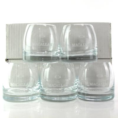 Macallan Branded Tumbler Glasses x 5