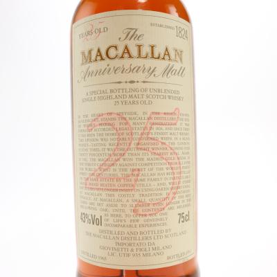 Image for Macallan 1965 Anniversary Malt 25 Year Old