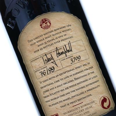 Image for Bowmore 1964 Single Cask 35 Year Old - One of 99 bottles