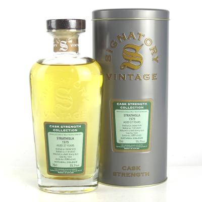 Strathisla 1979 Signatory Vintage 27 Year Old Cask Strength