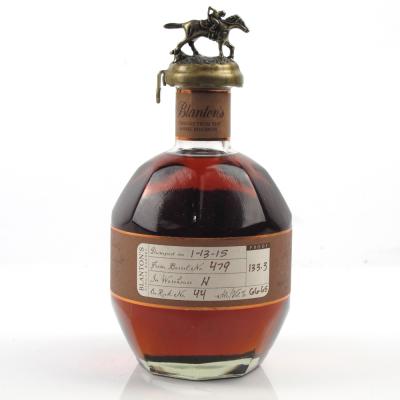 Blanton's Single Barrel Bourbon Dumped 2015