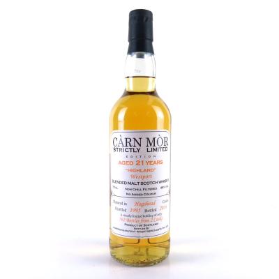 Westport 1995 Carn Mor 21 Year Old Blended Malt / Tea Spooned Glenmorangie