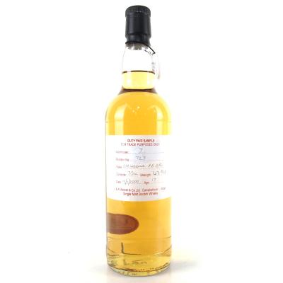 Springbank 2000 Duty Paid Sample 17 Year Old