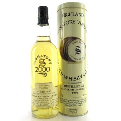 Clynelish 1990 Signatory Vintage 10 Year Old / Millennium Edition