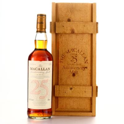 Macallan 25 Year Old Anniversary Malt 