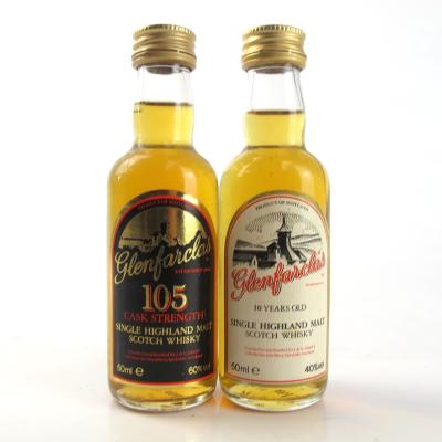 Glenfarclas 105 Cask Strength and 10 Year Old 2 x 5cl