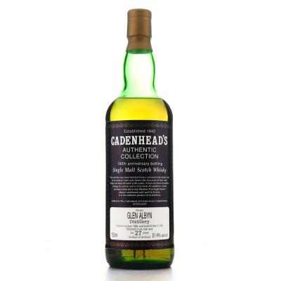 Glen Albyn 1964 Cadenhead's 27 Year Old 75cl / 150th Anniversary