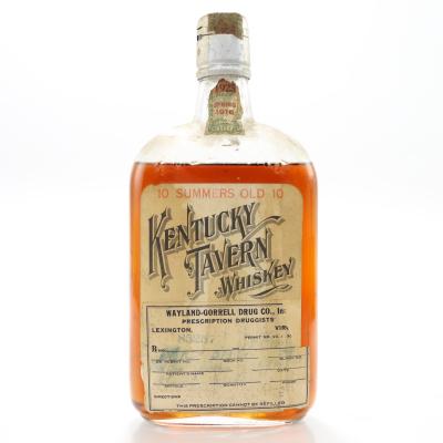 Kentucky Tavern 1916 Bottled in Bond 10 Year Old Whiskey Pint / Prohibition Era Bottling