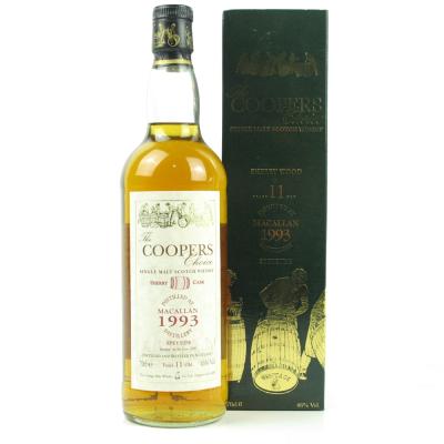 Macallan 1993 Coopers Choice 11 Year Old Macallan 1993 Coopers Choice 11 Year Old