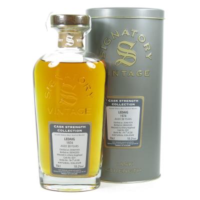 Ledaig 1974 Signatory Vintage 30 Year Old