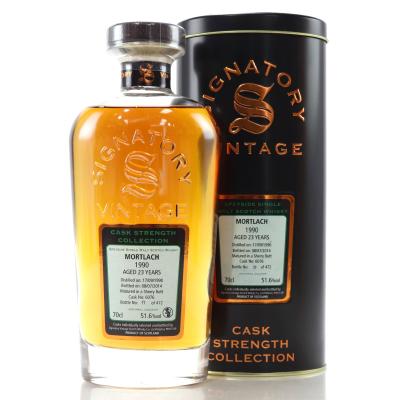 Mortlach 1990 Signatory Vintage 23 Year Old Cask Strength
